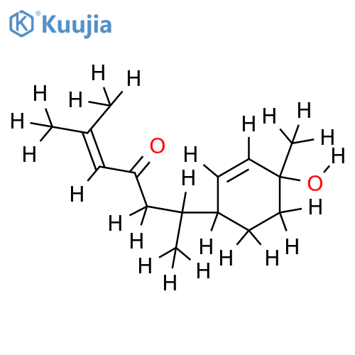 4-hydroxybisabola-2,10-diene-9-one structure