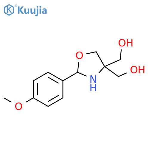 4,4-Oxazolidinedimethanol, 2-(4-methoxyphenyl)- structure