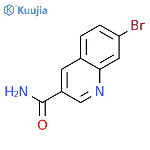 7-Bromoquinoline-3-carboxamide structure