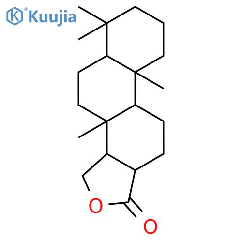 Phenanthro[1,2-c]furan-1(3H)-one, tetradecahydro-3b,6,6,9a-tetramethyl-, (3aR,3bR,5aS,9aS,9bR,11aR)- structure