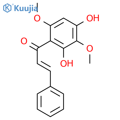 1-(2,4-Dihydroxy-3,6-dimethoxyphenyl)-3-phenylprop-2-en-1-one structure