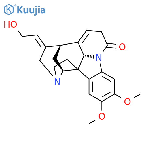 12H-1,12-Ethano-9H-pyrido[1,2,3-lm]pyrrolo[2,3-d]carbazol-9-one,2,3,10,11b,13,13a-hexahydro-14-(2-hydroxyethylidene)-5,6-dimethoxy-,(3aR,11bS,12S,13aS)- structure