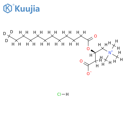 Lauroyl-d3-L-carnitine Hydrochloride structure
