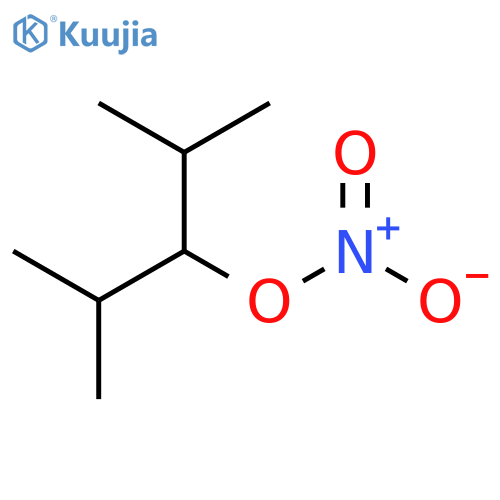 3-Pentanol, 2,4-dimethyl-, nitrate structure