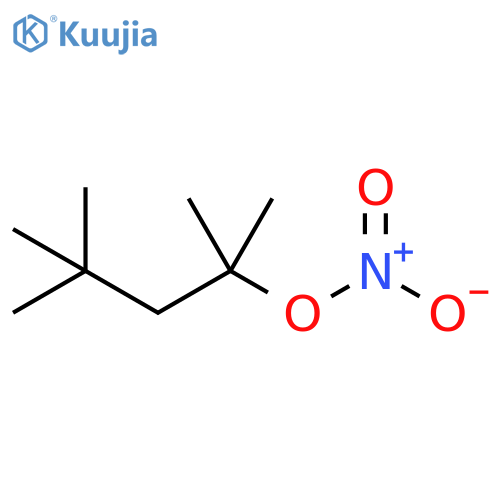 2-Pentanol, 2,4,4-trimethyl-, nitrate structure