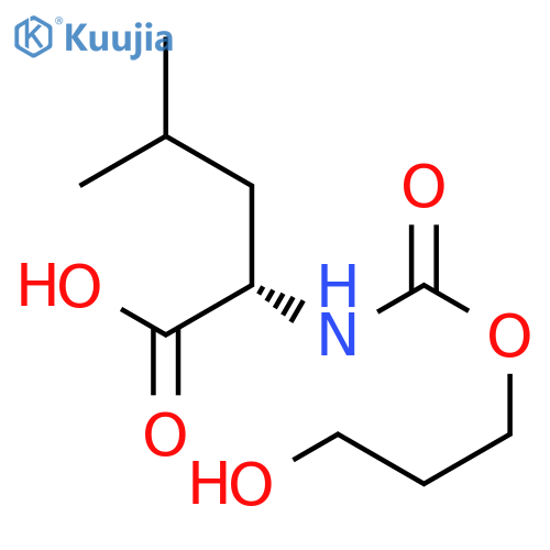 L-Leucine, N-[(3-hydroxypropoxy)carbonyl]- structure
