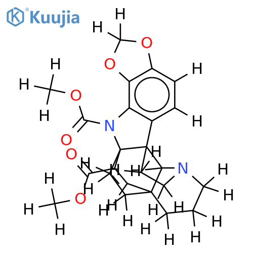 N-methoxycarbonyl-11,12-methylenedioxy-Delta16,17-kopsinine structure