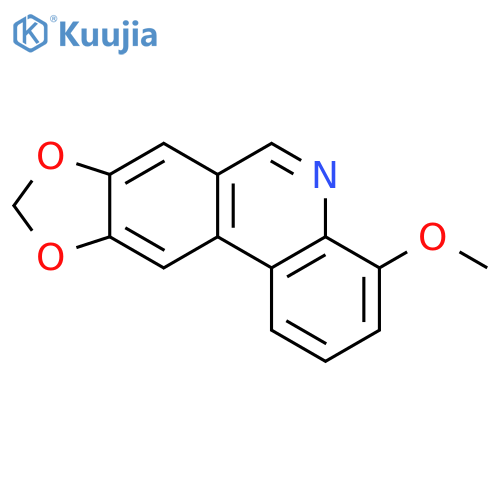 [1,3]Dioxolo[4,5-j]phenanthridine, 4-methoxy- structure