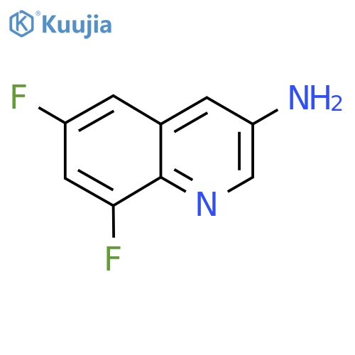 6,8-Difluoroquinolin-3-amine structure
