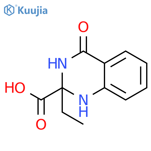 2-Quinazolinecarboxylicacid, 2-ethyl-1,2,3,4-tetrahydro-4-oxo- structure