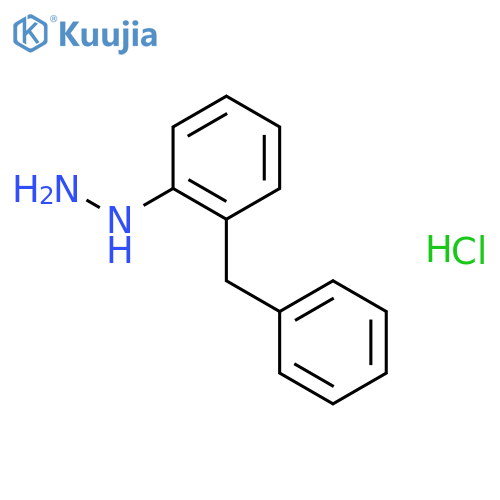 2-benzylphenylhydrazine hydrochloride structure
