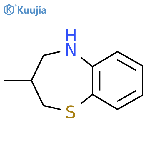 3-methyl-2,3,4,5-tetrahydro-1,5-benzothiazepine structure
