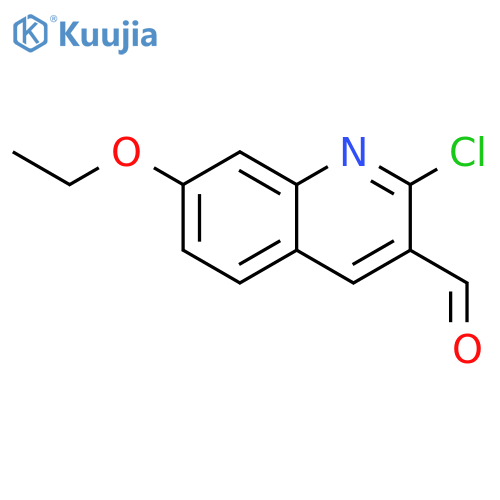2-chloro-7-ethoxyquinoline-3-carbaldehyde structure