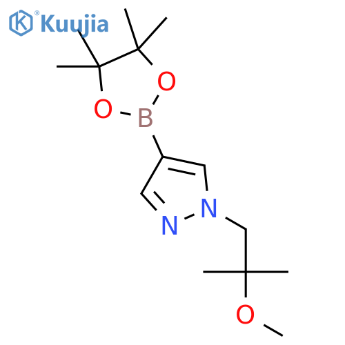 1-(2-Methoxy-2-methylpropyl)-4-(4,4,5,5-tetramethyl-1,3,2-dioxaborolan-2-yl)-1H-pyrazole structure