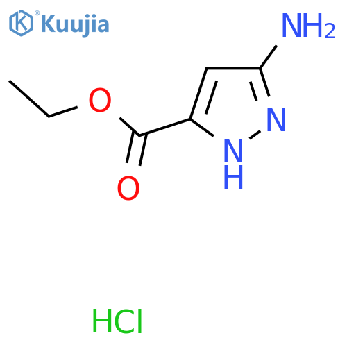 Ethyl 3-amino-1H-pyrazole-5-carboxylate hydrochloride structure