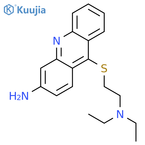 3-Acridinamine,9-[[2-(diethylamino)ethyl]thio]- structure