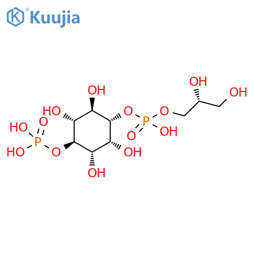 D-myo-Inositol, 4-(dihydrogen phosphate) 1-(2,3-dihydroxypropyl hydrogen phosphate), (R)- structure
