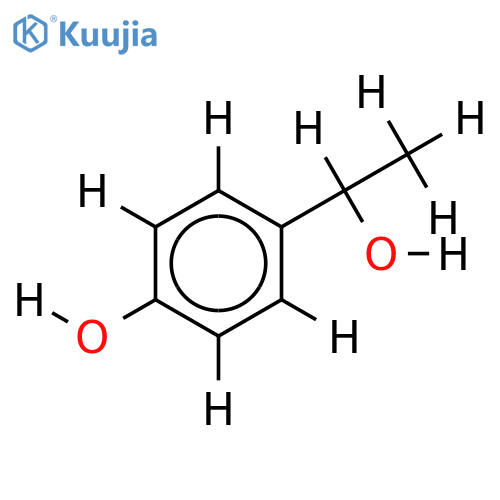 4-(1R)-1-hydroxyethylphenol structure