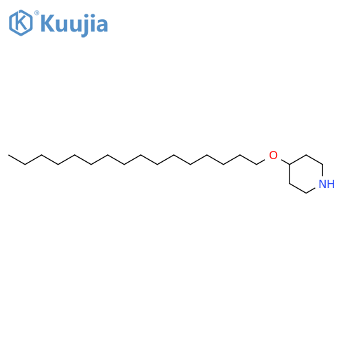Piperidine, 4-(hexadecyloxy)- structure