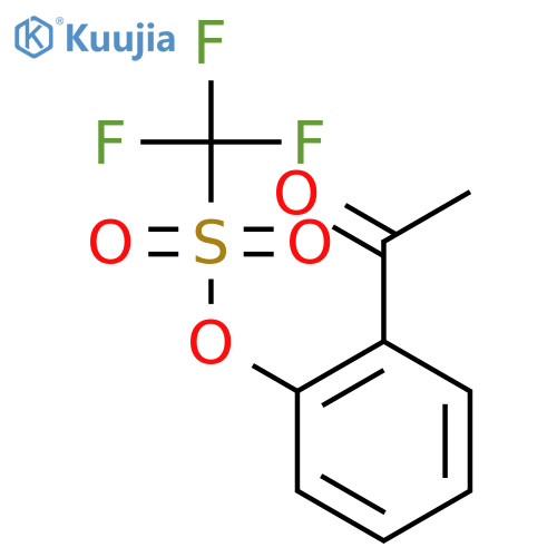 1,1,1-Trifluoro-methanesulfonic Acid 2-Acetylphenyl Ester structure