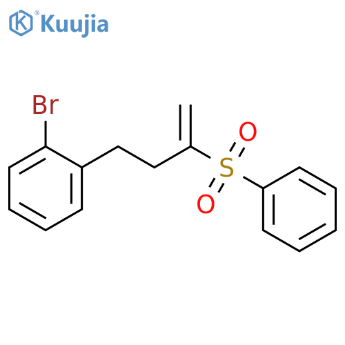 1-[3-(Benzenesulfonyl)but-3-en-1-yl]-2-bromobenzene structure