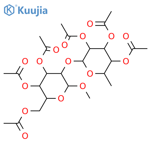 2-O-α-L-Fucopyranosyl-D-galactose; β-Pyranose-form, Me glycoside, hexa-Ac structure