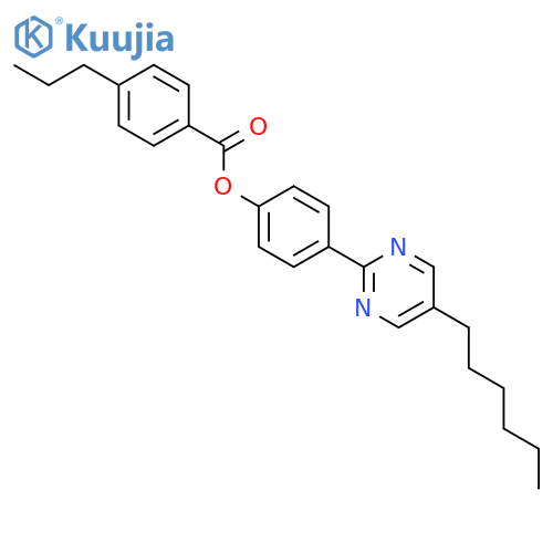 4-(5-Hexylpyrimidin-2-YL)phenyl 4-propylbenzoate structure