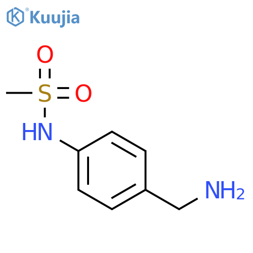 Methanesulfonamide,N-[4-(aminomethyl)phenyl]- structure