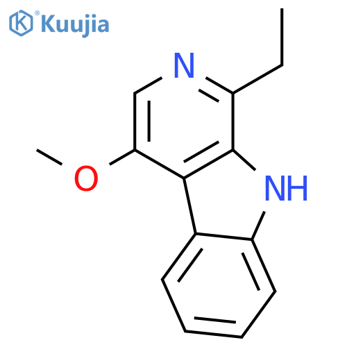 1-ethyl-4-methoxy-9H-beta-carboline structure