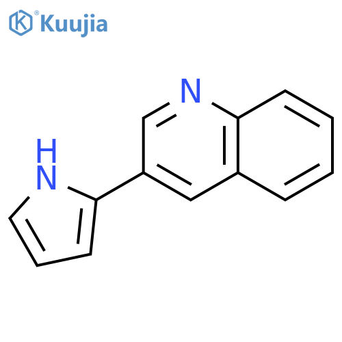 Quinoline, 3-(1H-pyrrol-2-yl)- structure