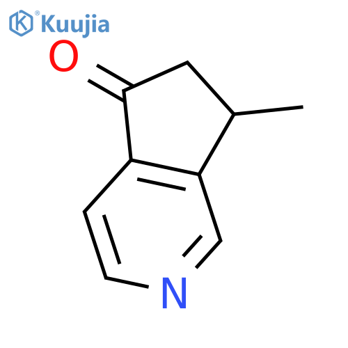 6,7-dihydro-7-methyl-5H-Cyclopenta[c]pyridin-5-one structure