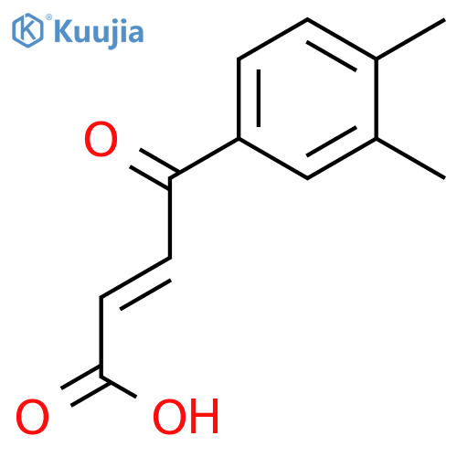 2-Butenoic acid, 4-(3,4-dimethylphenyl)-4-oxo-, (2E)- structure