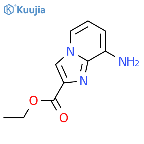 Imidazo[1,2-a]pyridine-2-carboxylicacid, 8-amino-, ethyl ester structure