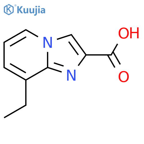 8-ethylimidazo1,2-apyridine-2-carboxylic acid structure