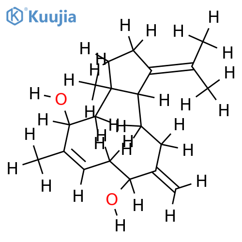 (1alpha,3alpha,4Z,7beta,11beta)-4,8(17),12(18)-Dolabellatriene-3,7-diol structure