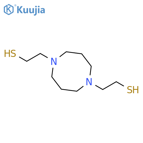 2-[5-(2-Sulfanylethyl)-1,5-diazocan-1-yl]ethanethiol structure