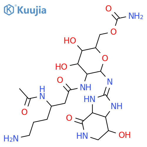 Streptothricin; Streptothricin F, 1'-Epimer, 4'-decarbamoyl, 6'-carbamoyl, Nβ-Ac structure