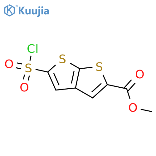 methyl 5-(chlorosulfonyl)thieno2,3-bthiophene-2-carboxylate structure
