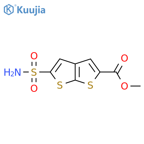 methyl 5-sulfamoylthieno2,3-bthiophene-2-carboxylate structure