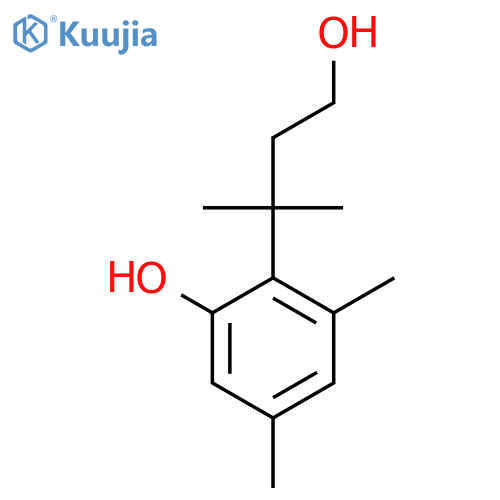 2-(4-Hydroxy-2-methylbutan-2-yl)-3,5-dimethylphenol structure