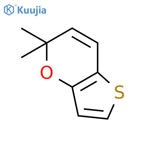 5,5-dimethyl-5H-thieno3,2-bpyran structure