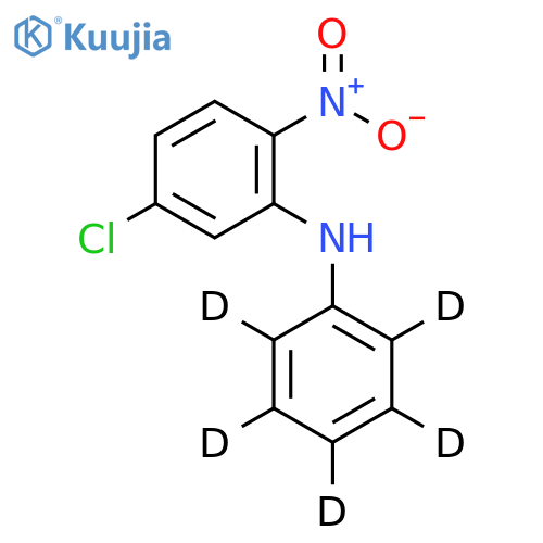 5-Chloro-2-nitrodiphenylamine-d5 structure