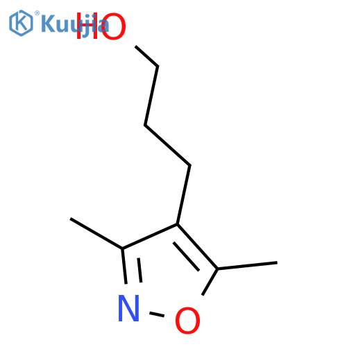 3-(dimethyl-1,2-oxazol-4-yl)propan-1-ol structure