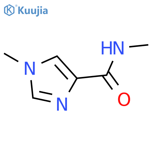 N,1-Dimethyl-1H-imidazole-4-carboxamide structure