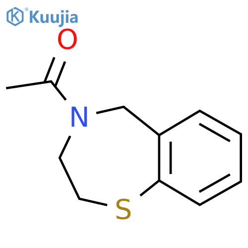 1-(2,3-dihydrobenzo[f][1,4]thiazepin-4(5H)-yl)ethan-1-one structure
