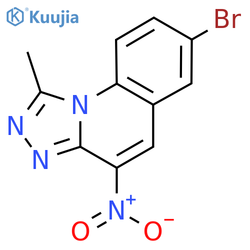 7-Bromo-1-methyl-4-nitro-[1,2,4]triazolo[4,3-a]quinoline structure