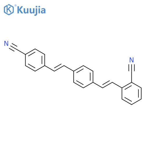 Fluorescent Brightener ER-II, 1-(2-Cyanostyryl)-4-(4-cyanostyryl)benzene structure