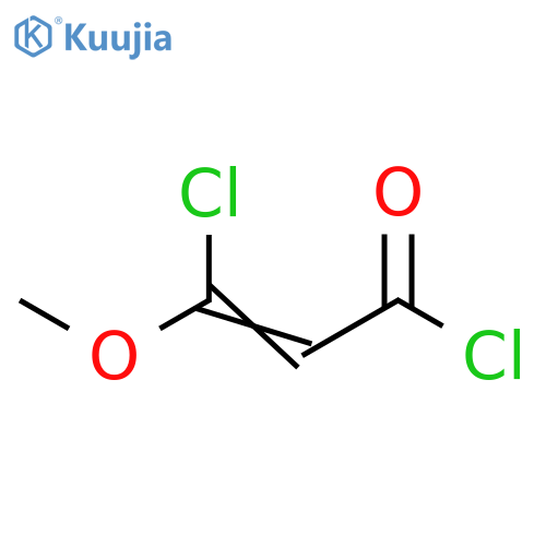 2-Propenoyl chloride, 3-chloro-3-methoxy- structure