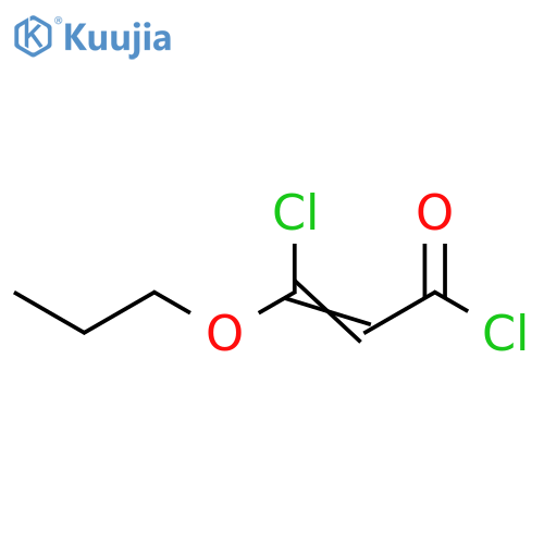 2-Propenoyl chloride, 3-chloro-3-propoxy- structure