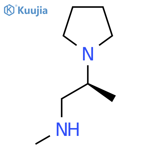 methyl[(2S)-2-(pyrrolidin-1-yl)propyl]amine structure